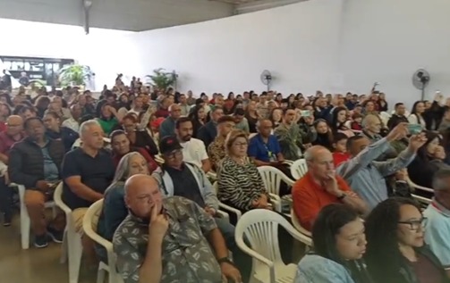 Imagem da apresentação na Santa Brigda