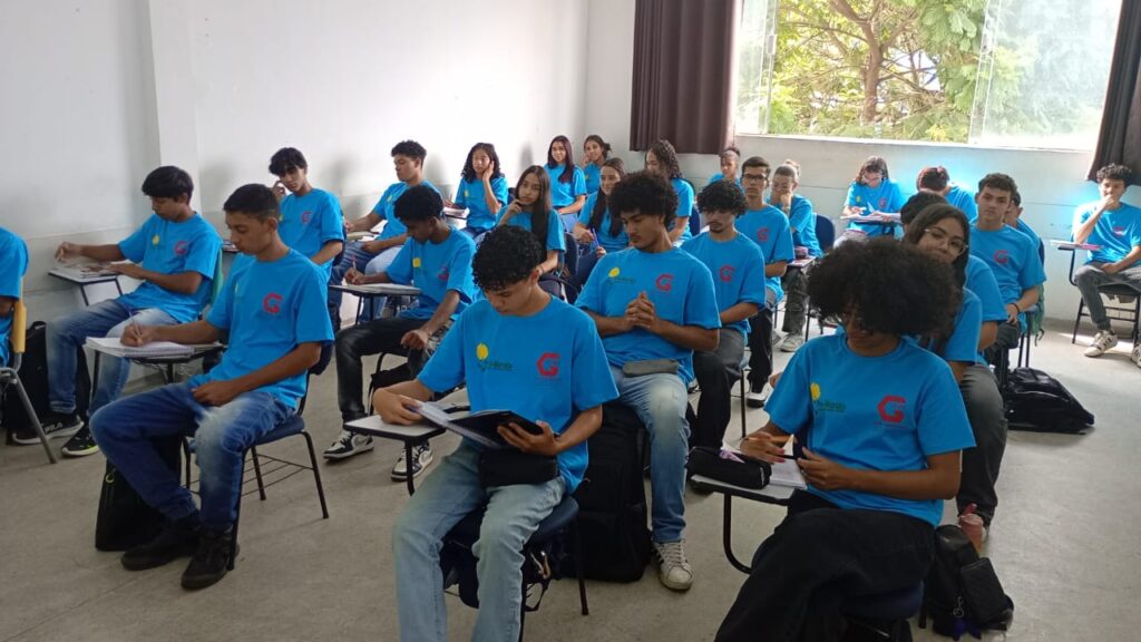 Alunos Pró-Formação 49 em sala de aula