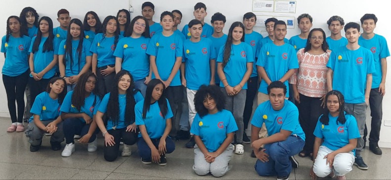 Alunos do projeto Pró-Formação
